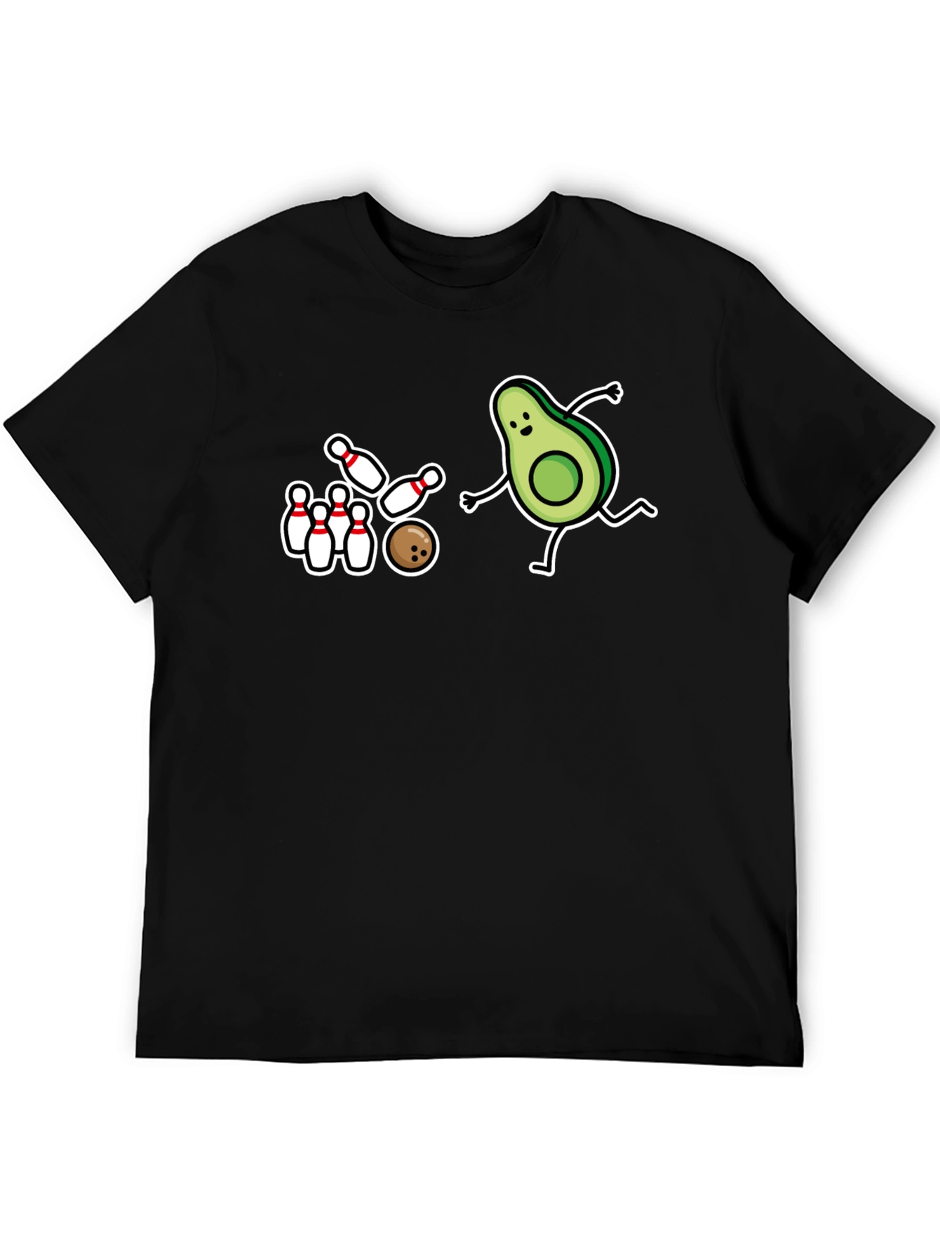 Avocado Bowling Strike T-Shirt