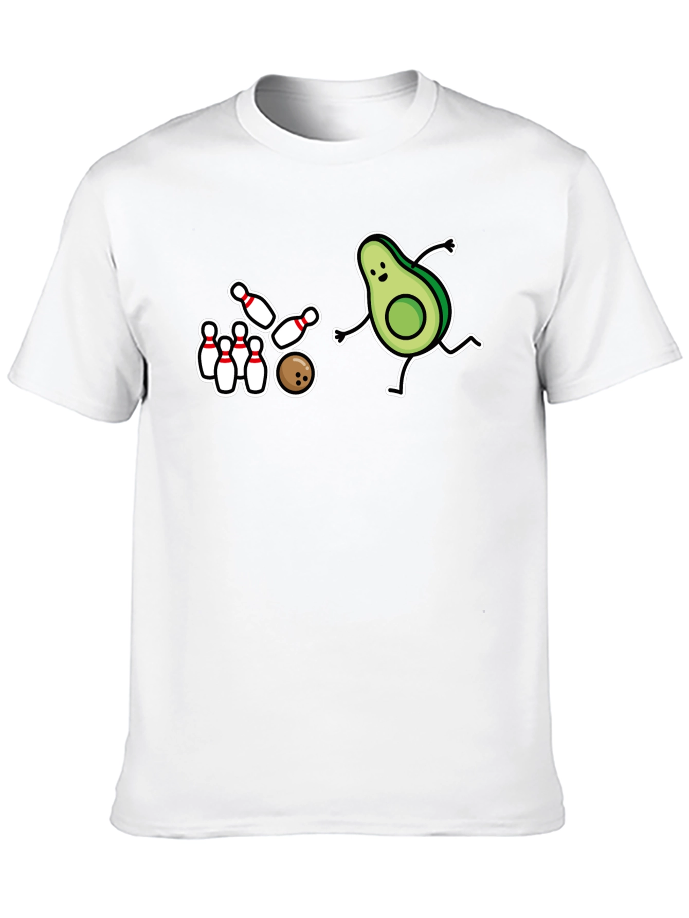 Avocado Bowling Strike T-Shirt