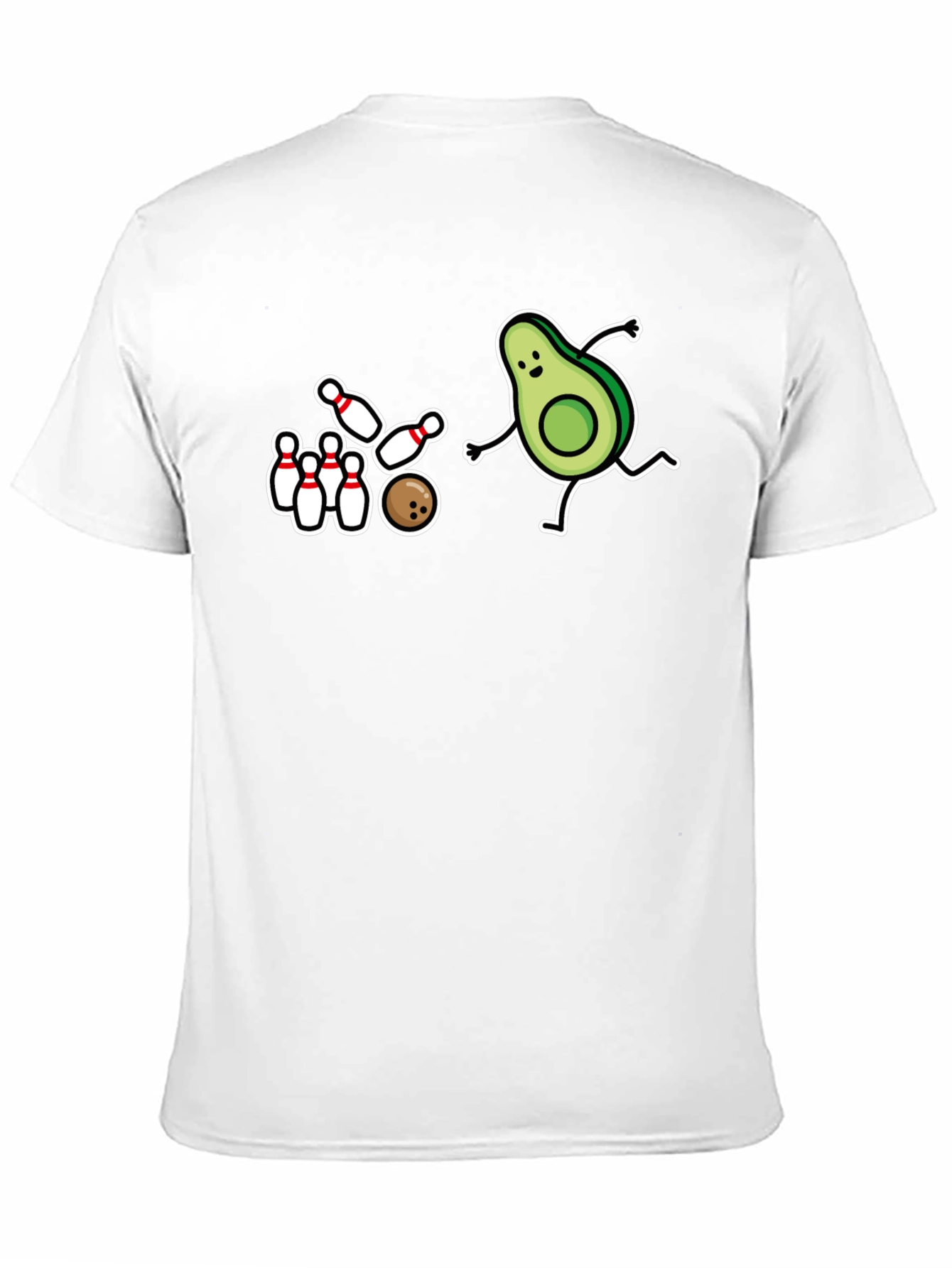 Avocado Bowling Strike T-Shirt