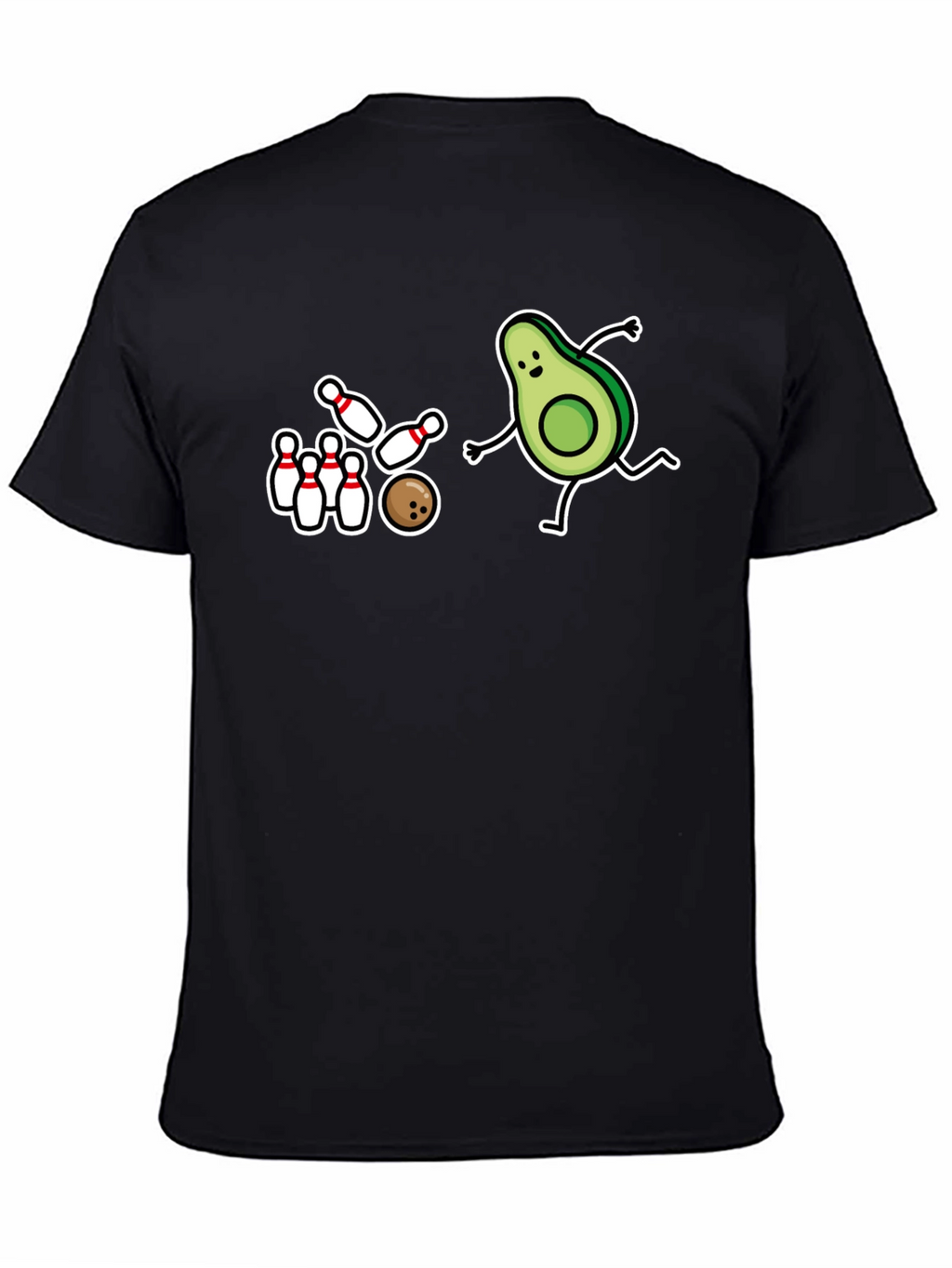 Avocado Bowling Strike T-Shirt