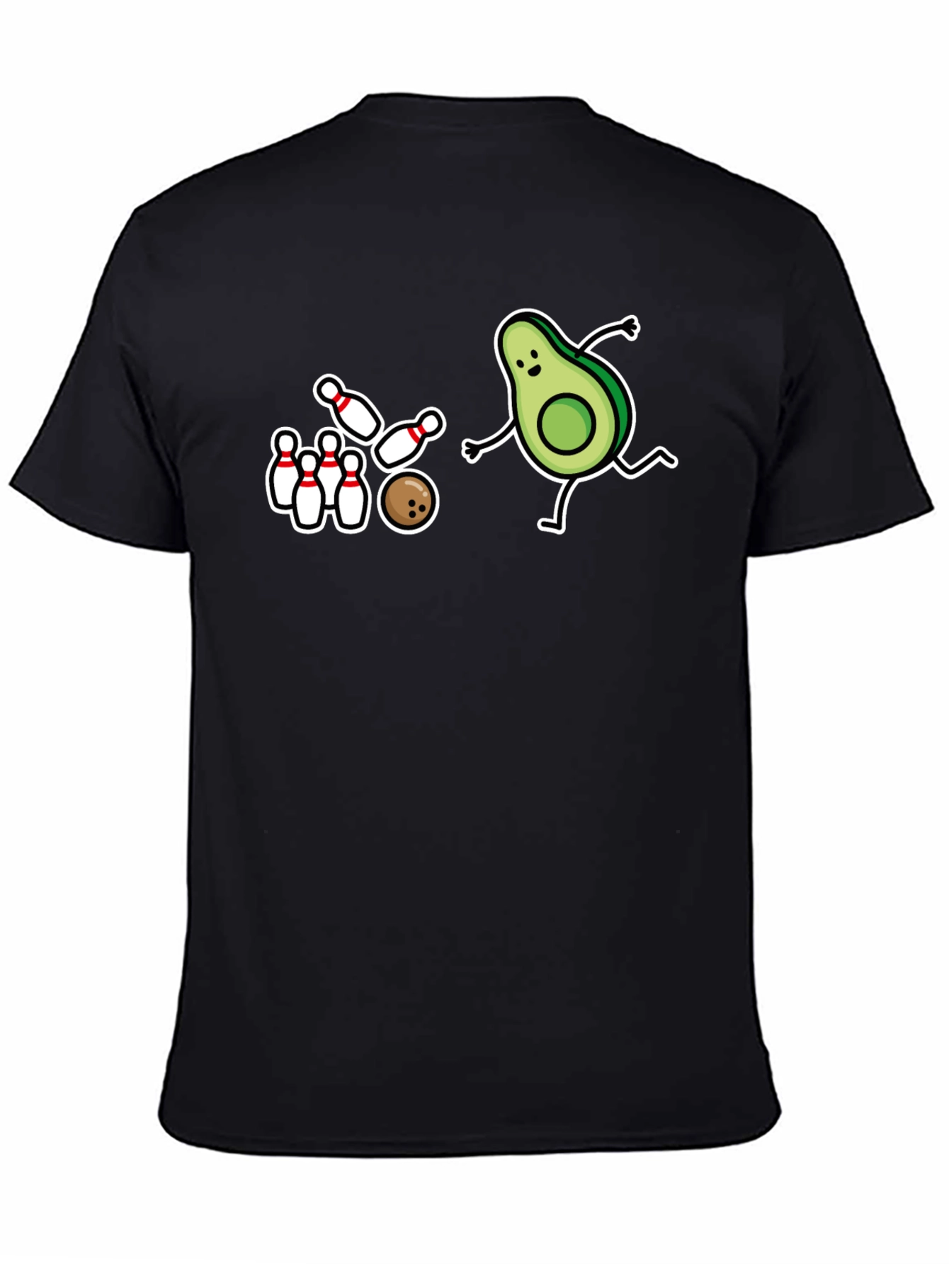 Avocado Bowling Strike T-Shirt