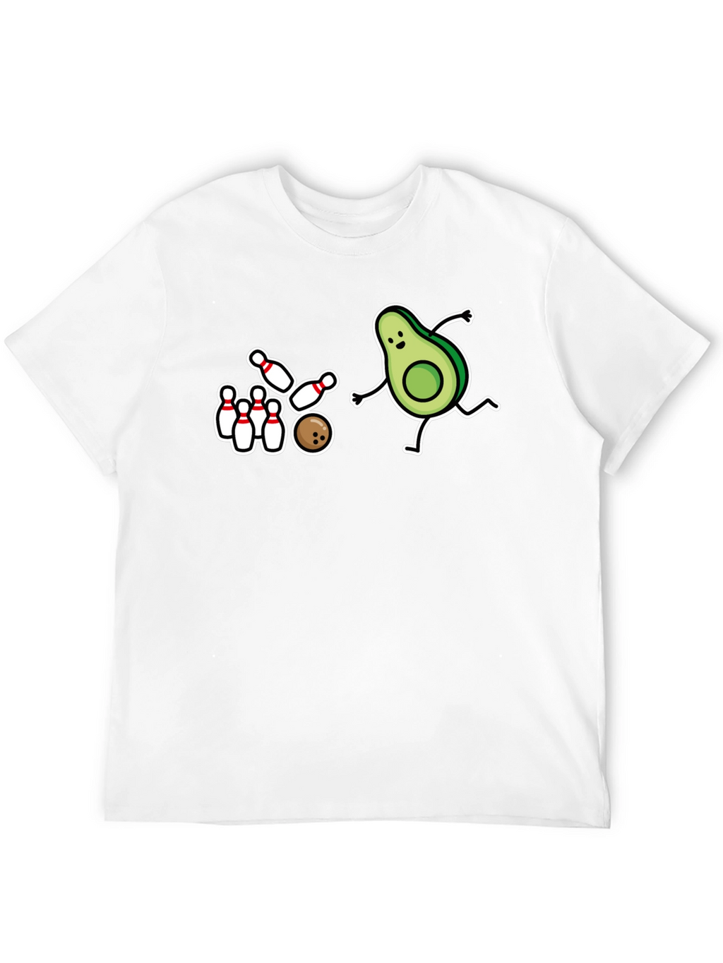 Avocado Bowling Strike T-Shirt