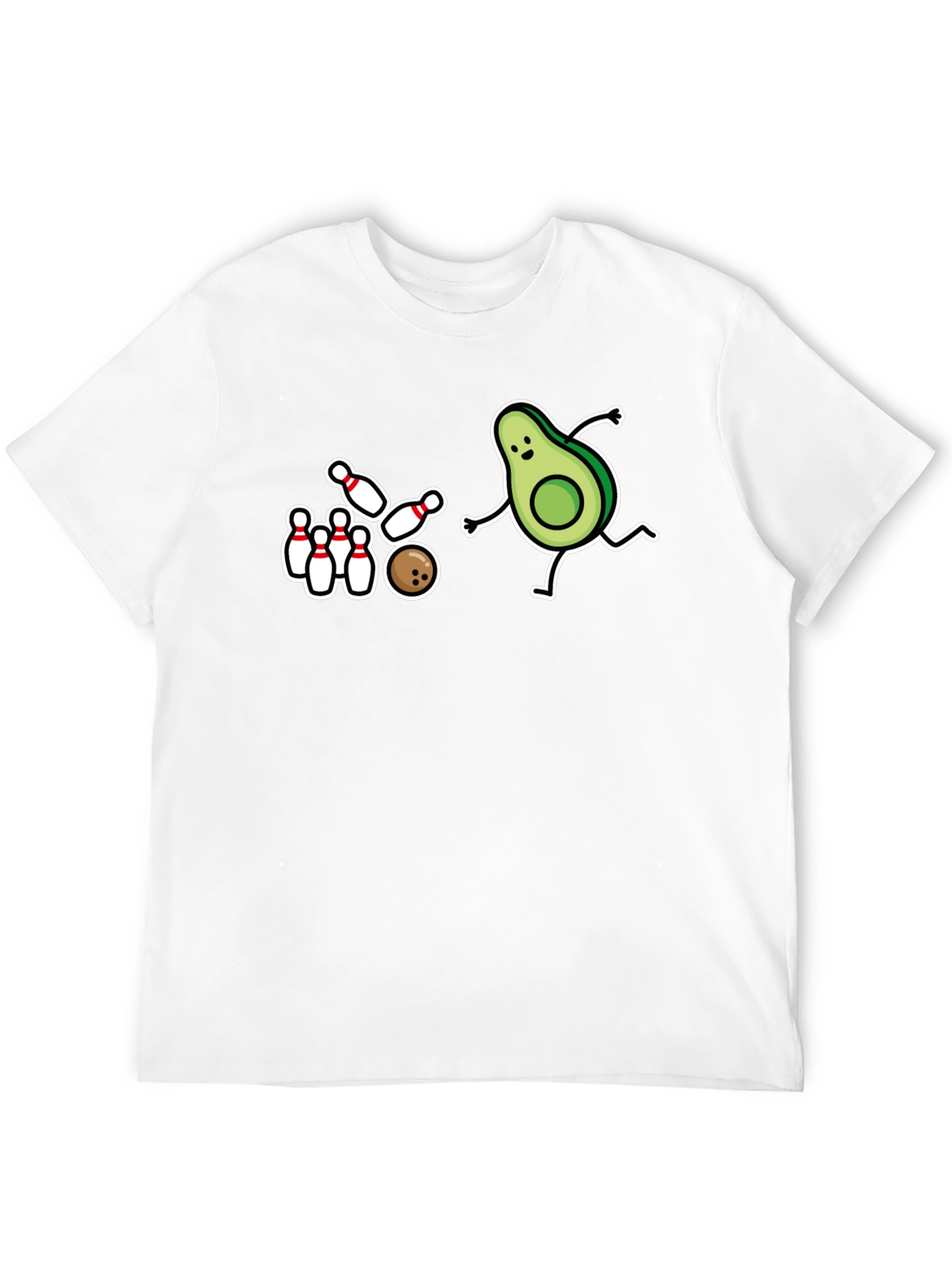 Avocado Bowling Strike T-Shirt