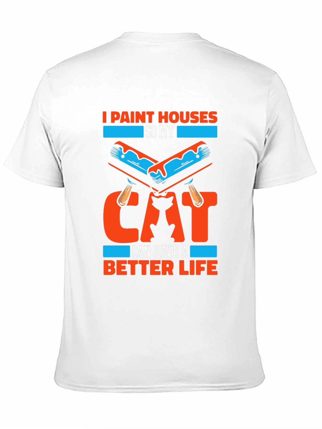 Funny Cat Lover Painter T-Shirt