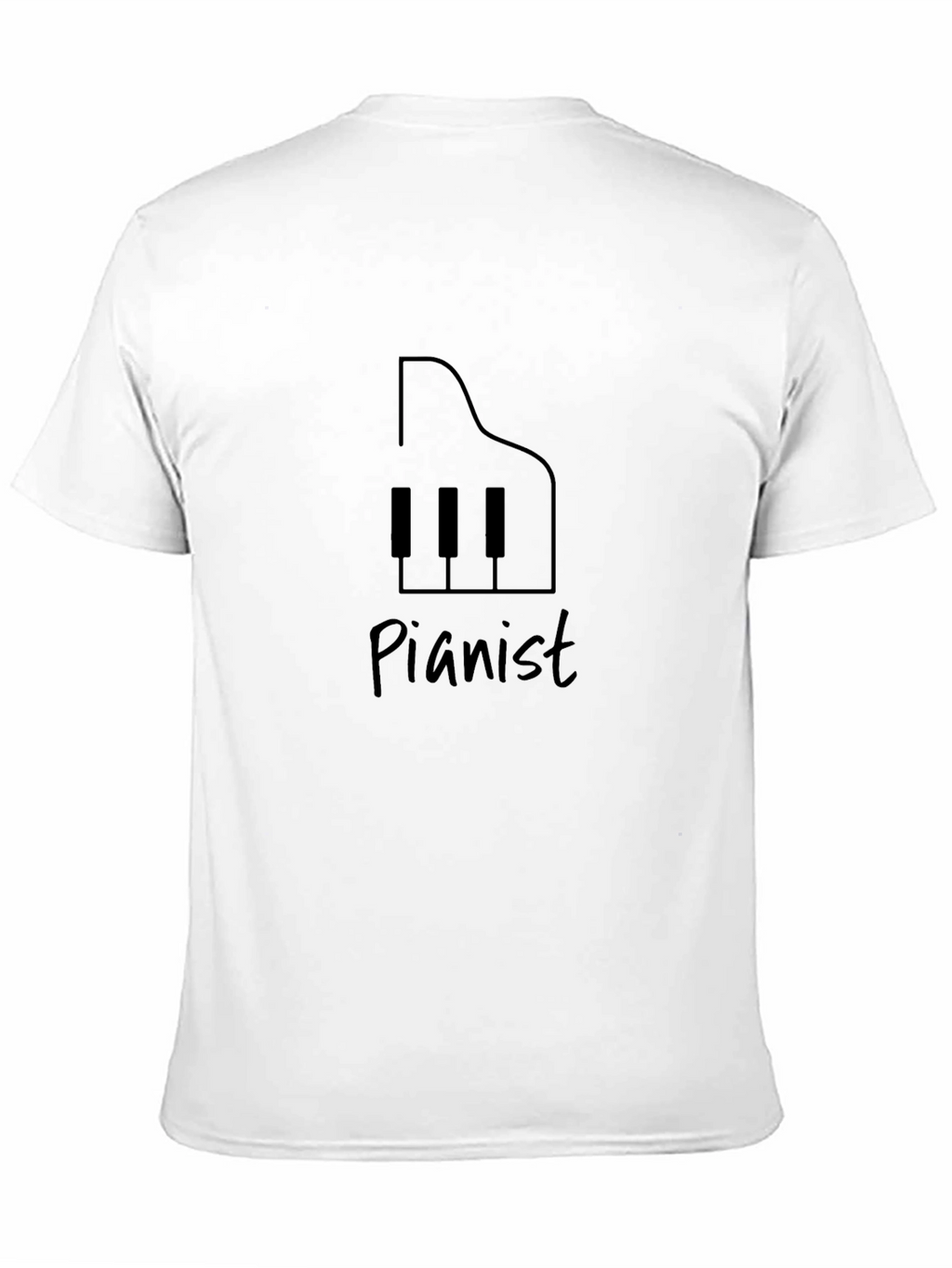 Pianist Graphic Tee - Music Lover Gift