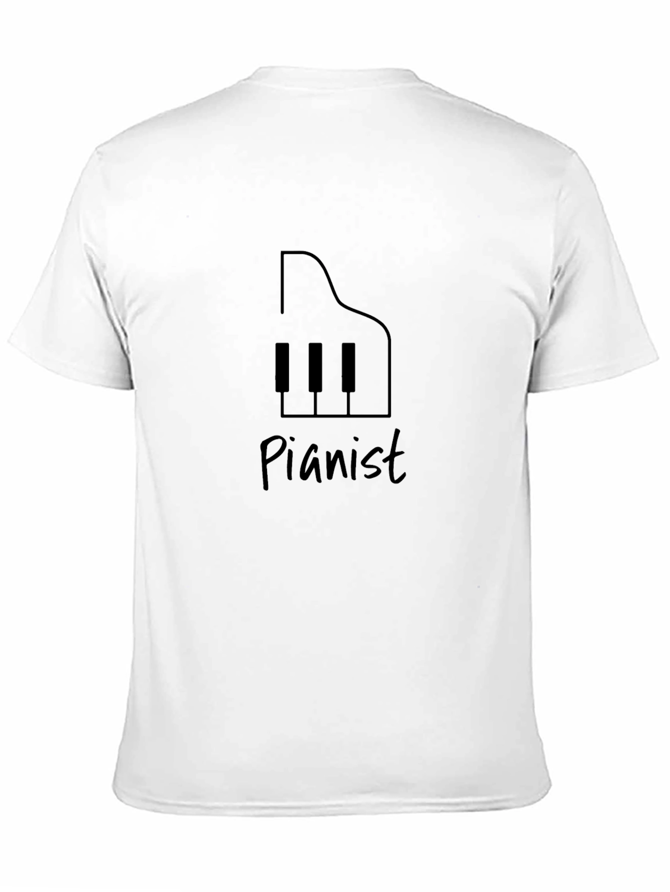 Pianist Graphic Tee - Music Lover Gift