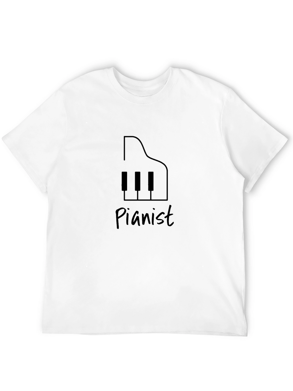 Pianist Graphic Tee - Music Lover Gift