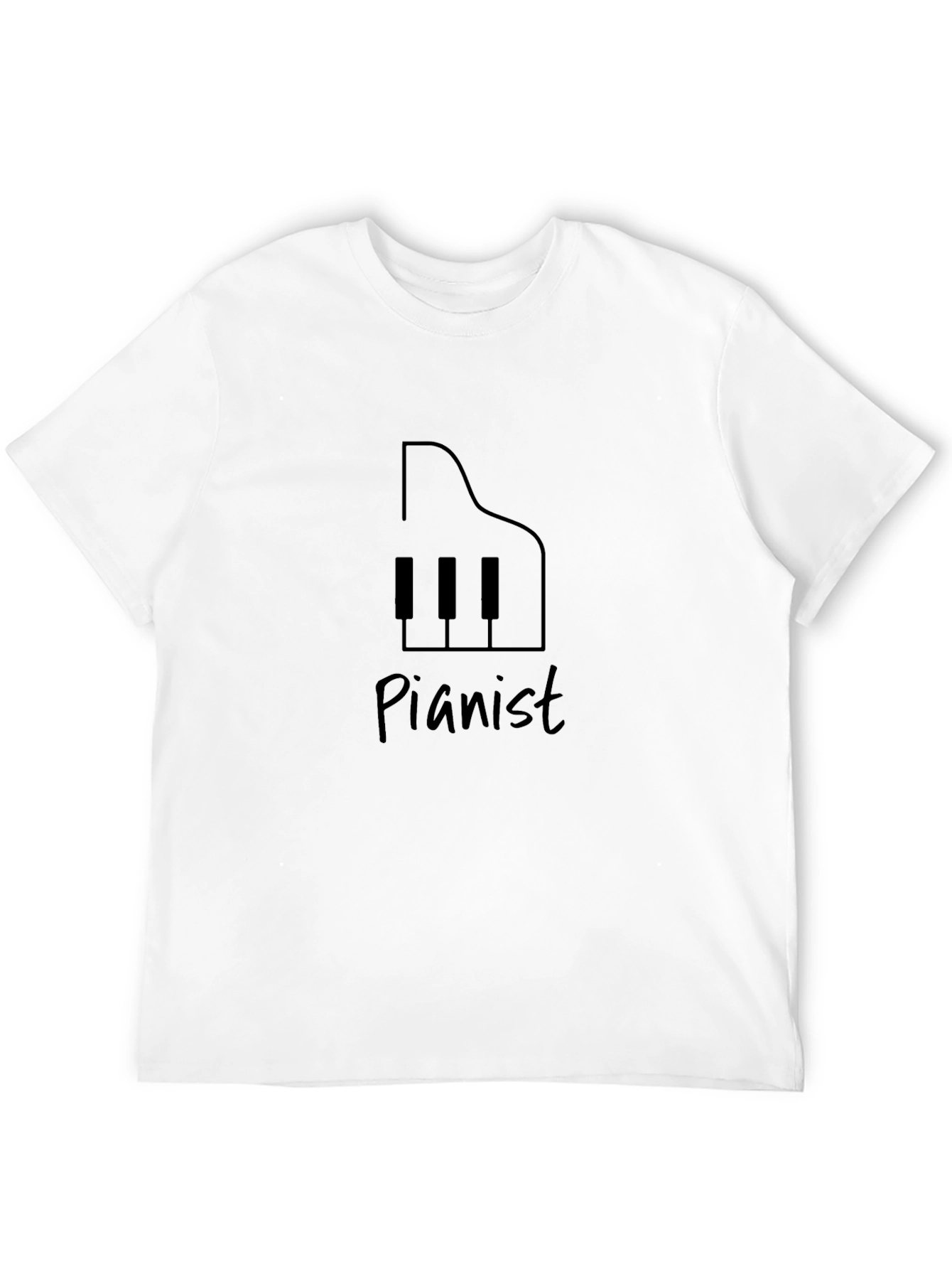 Pianist Graphic Tee - Music Lover Gift