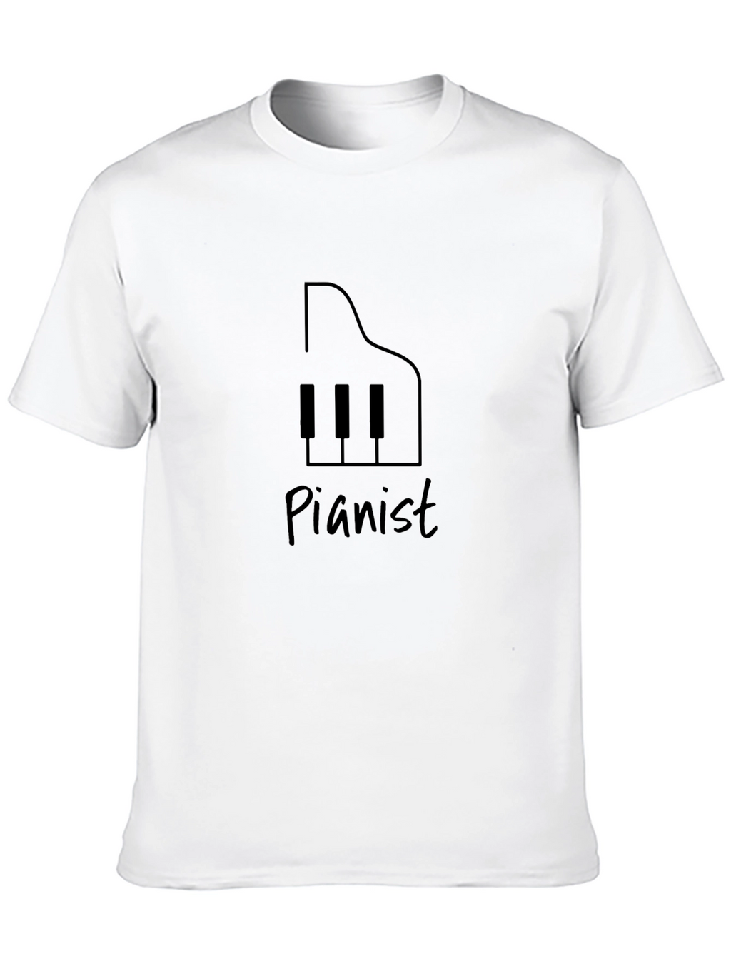 Pianist Graphic Tee - Music Lover Gift