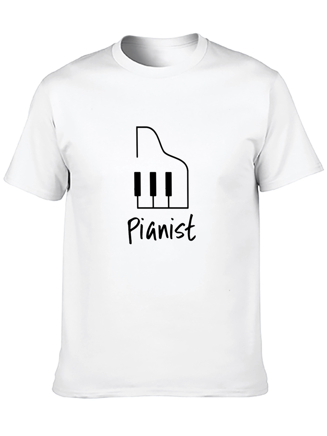 Pianist Graphic Tee - Music Lover Gift