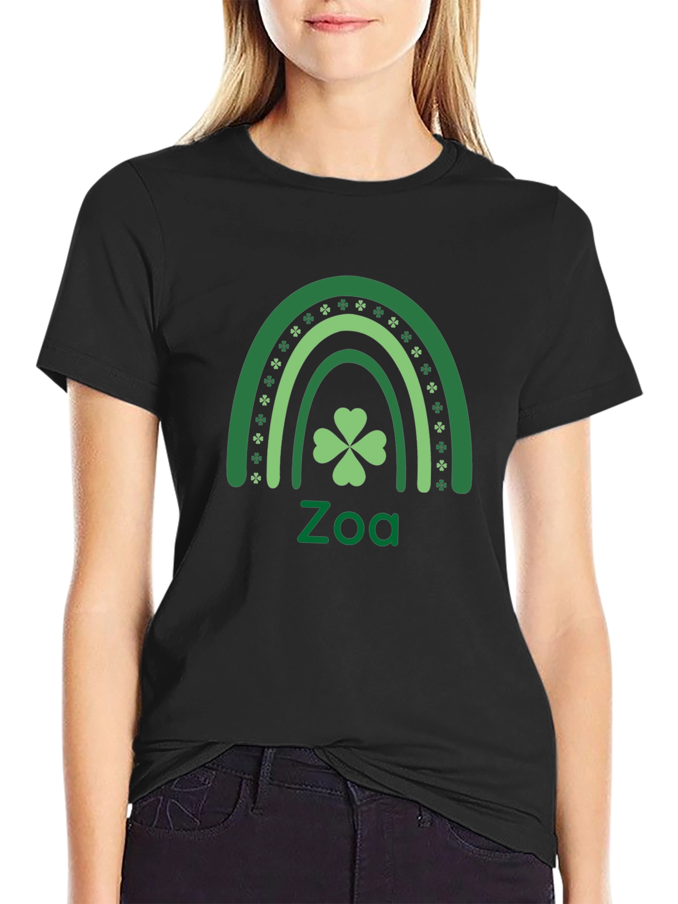 Zoa St. Patricks Day Rainbow Clover T-Shirt