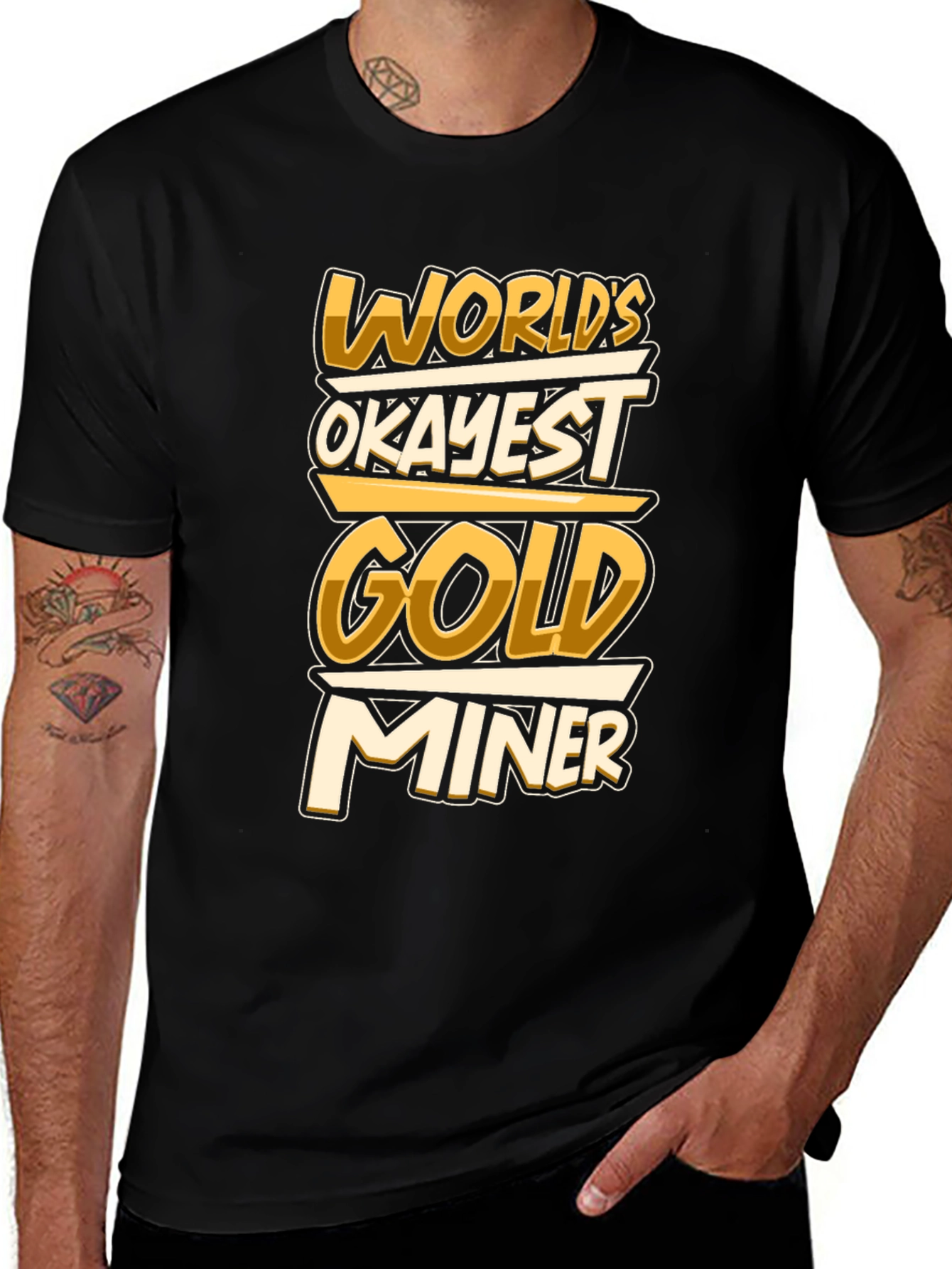 Worlds Okayest Gold Miner T-Shirt