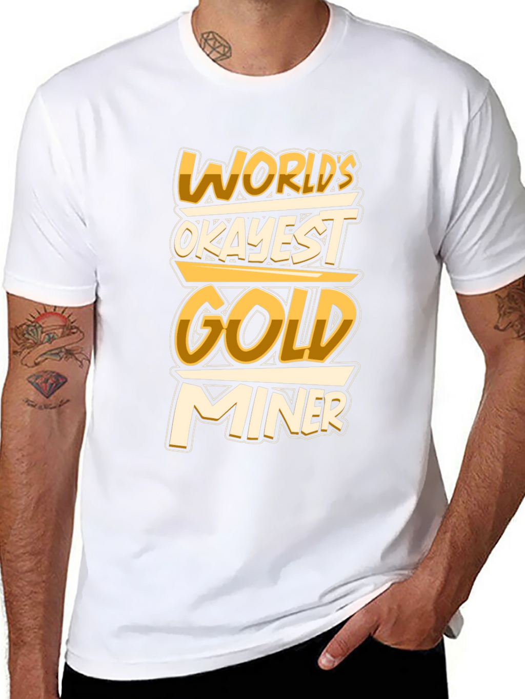 Worlds Okayest Gold Miner T-Shirt
