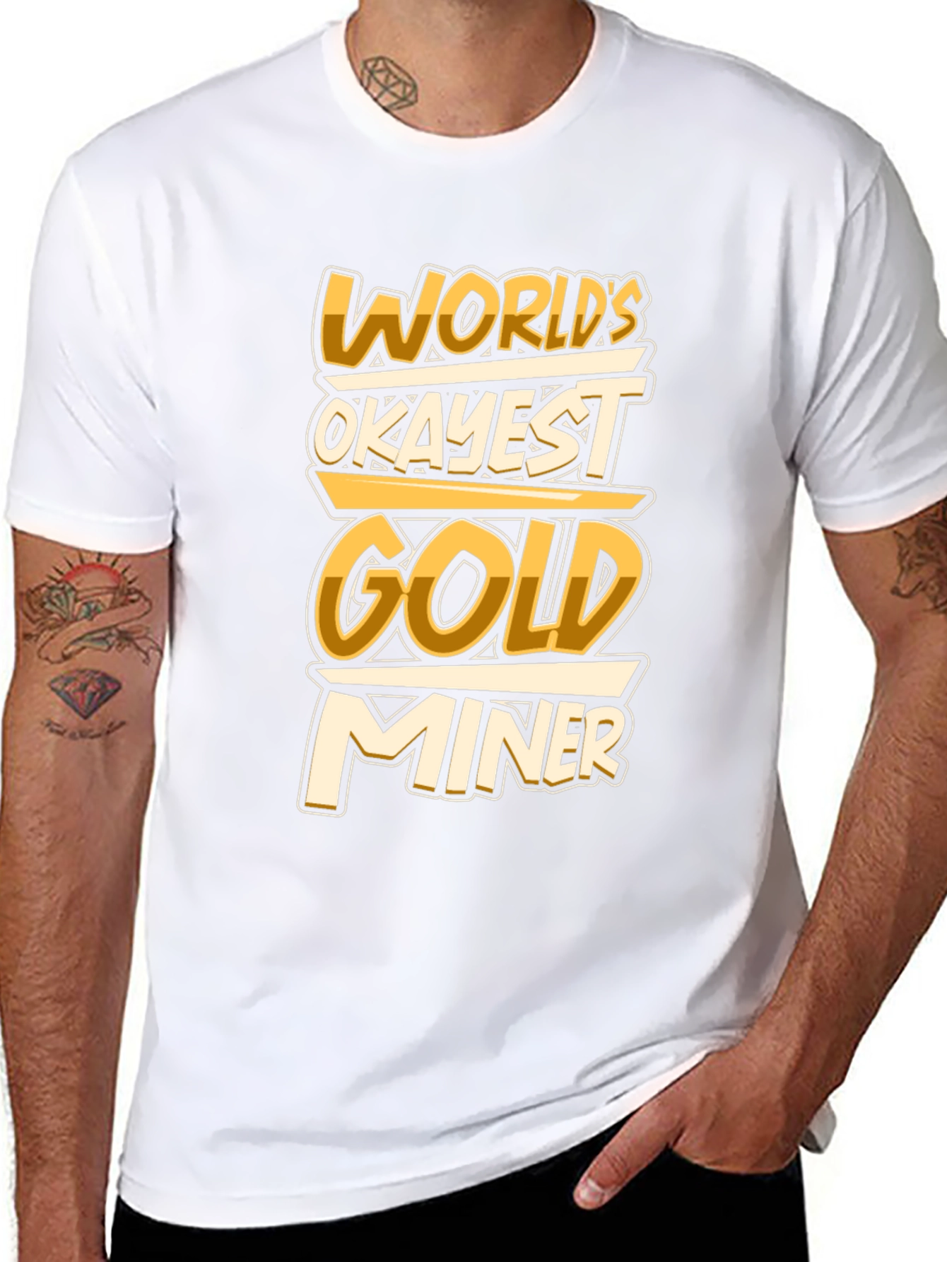 Worlds Okayest Gold Miner T-Shirt