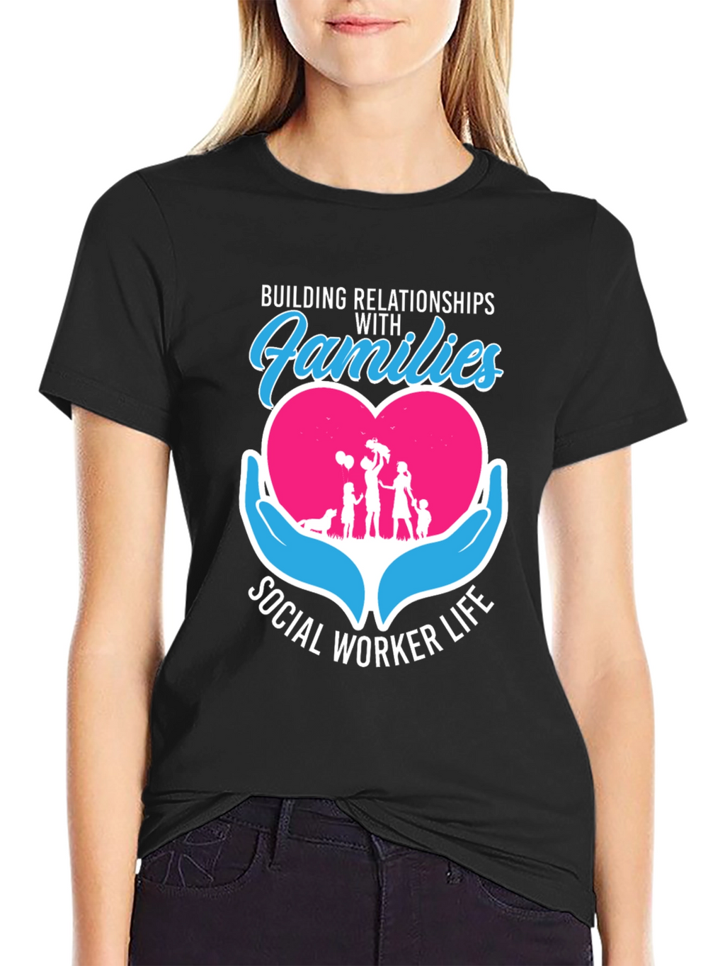 Social Worker Life Relationships with Families T-Shirt