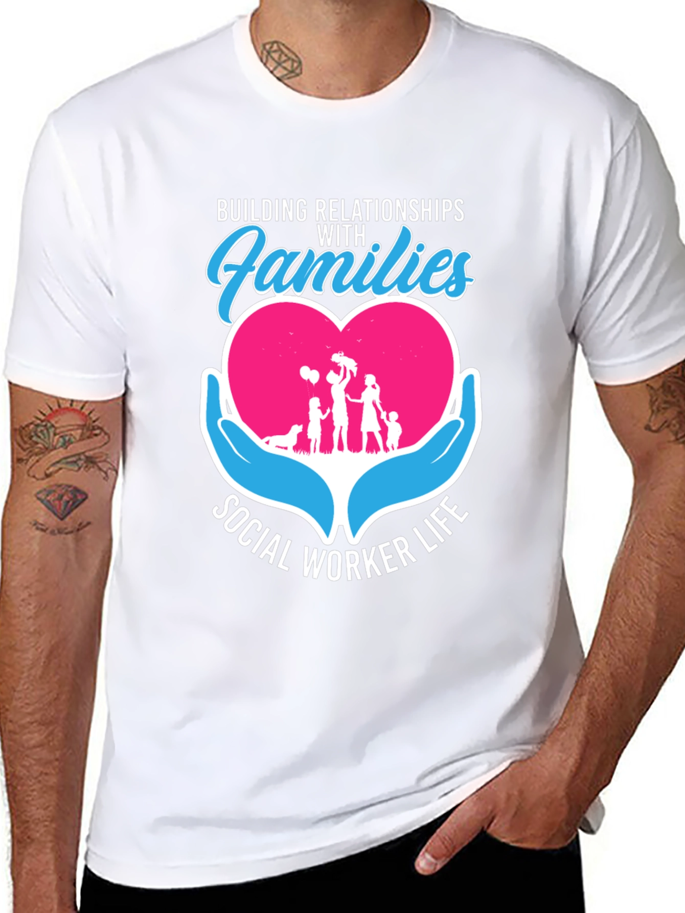 Social Worker Life Relationships with Families T-Shirt