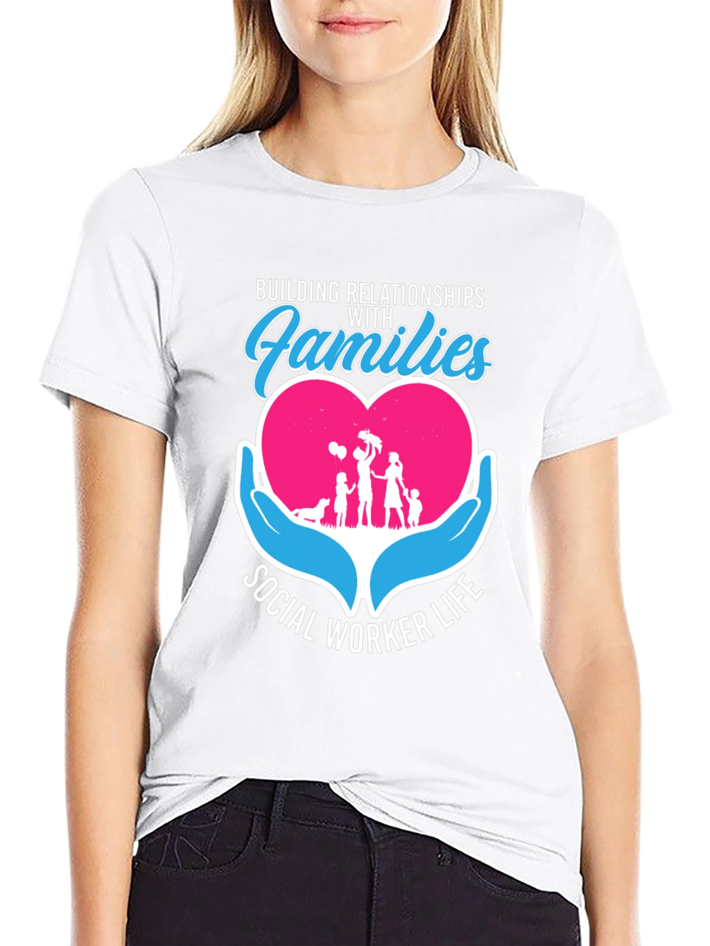 Social Worker Life Relationships with Families T-Shirt