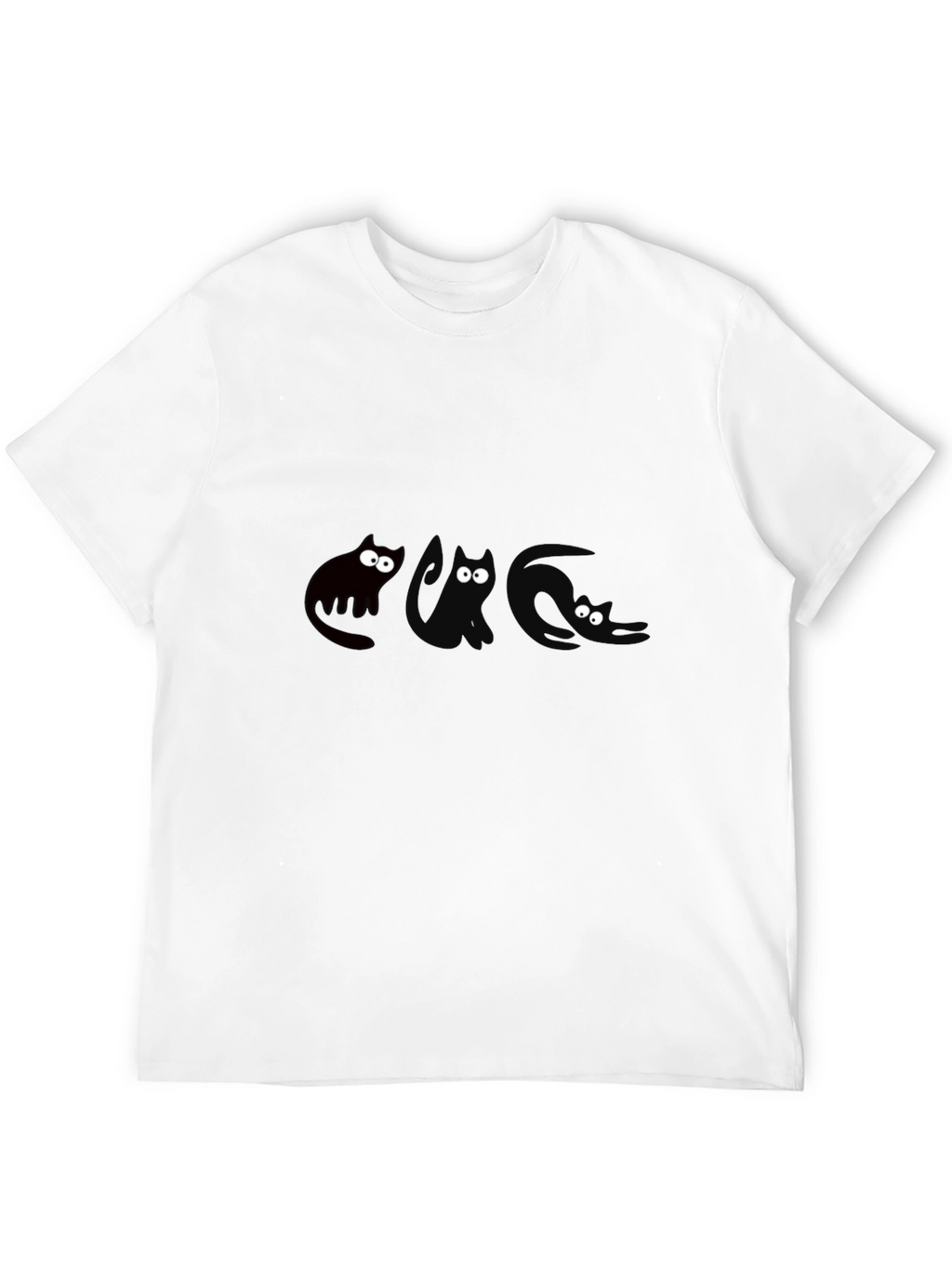 Three Cats Graphic T-Shirt