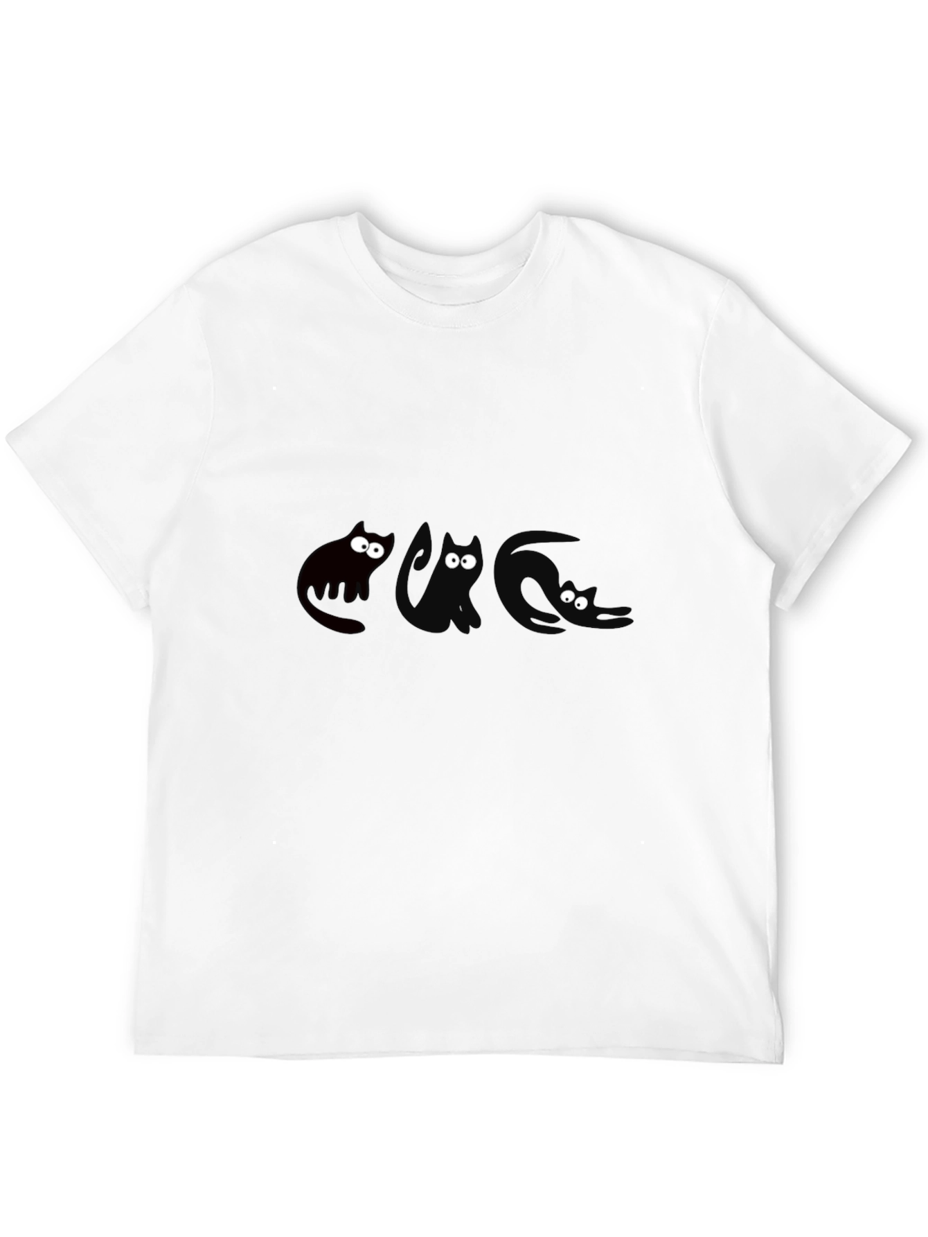 Three Cats Graphic T-Shirt