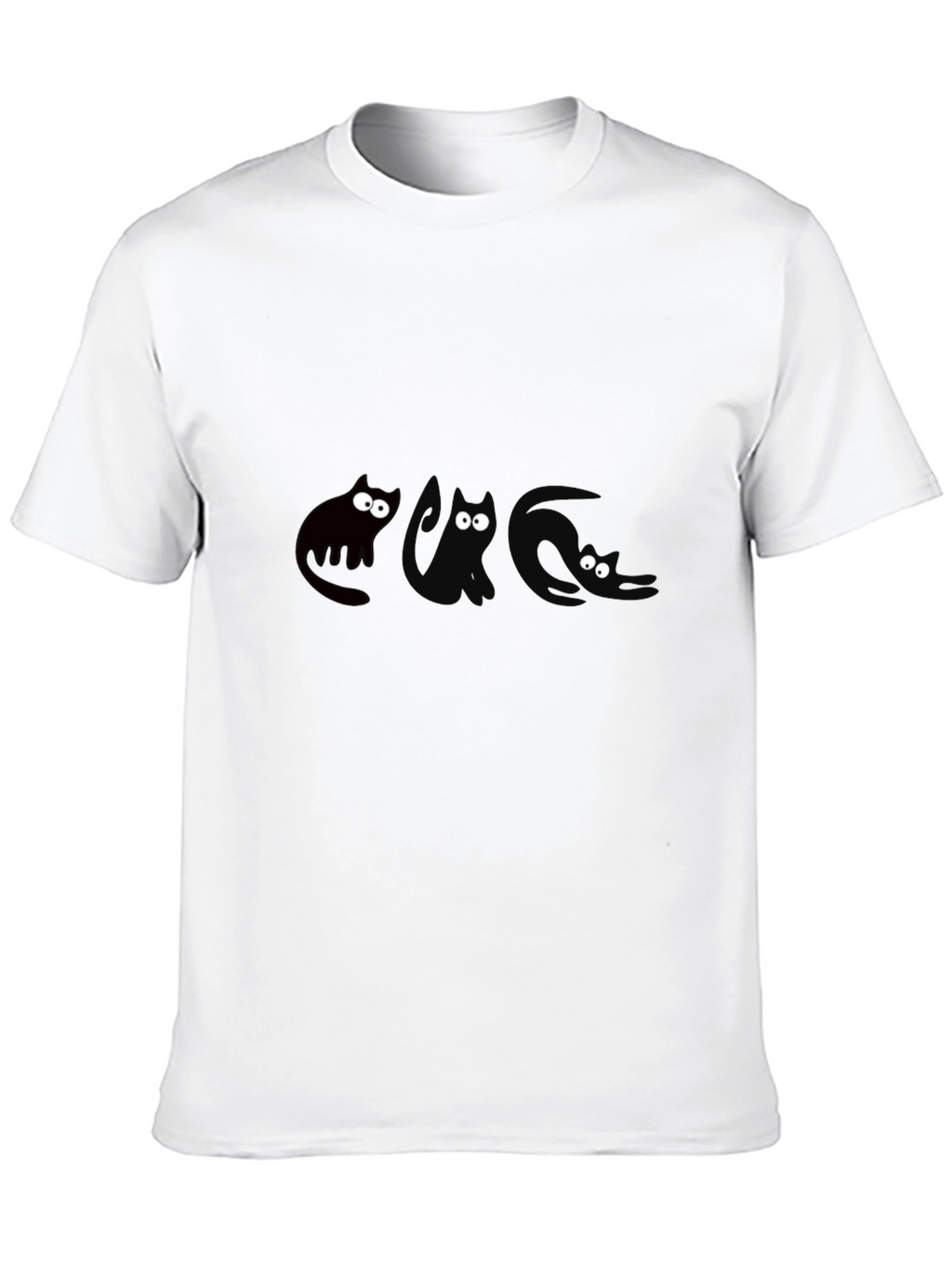Three Cats Graphic T-Shirt