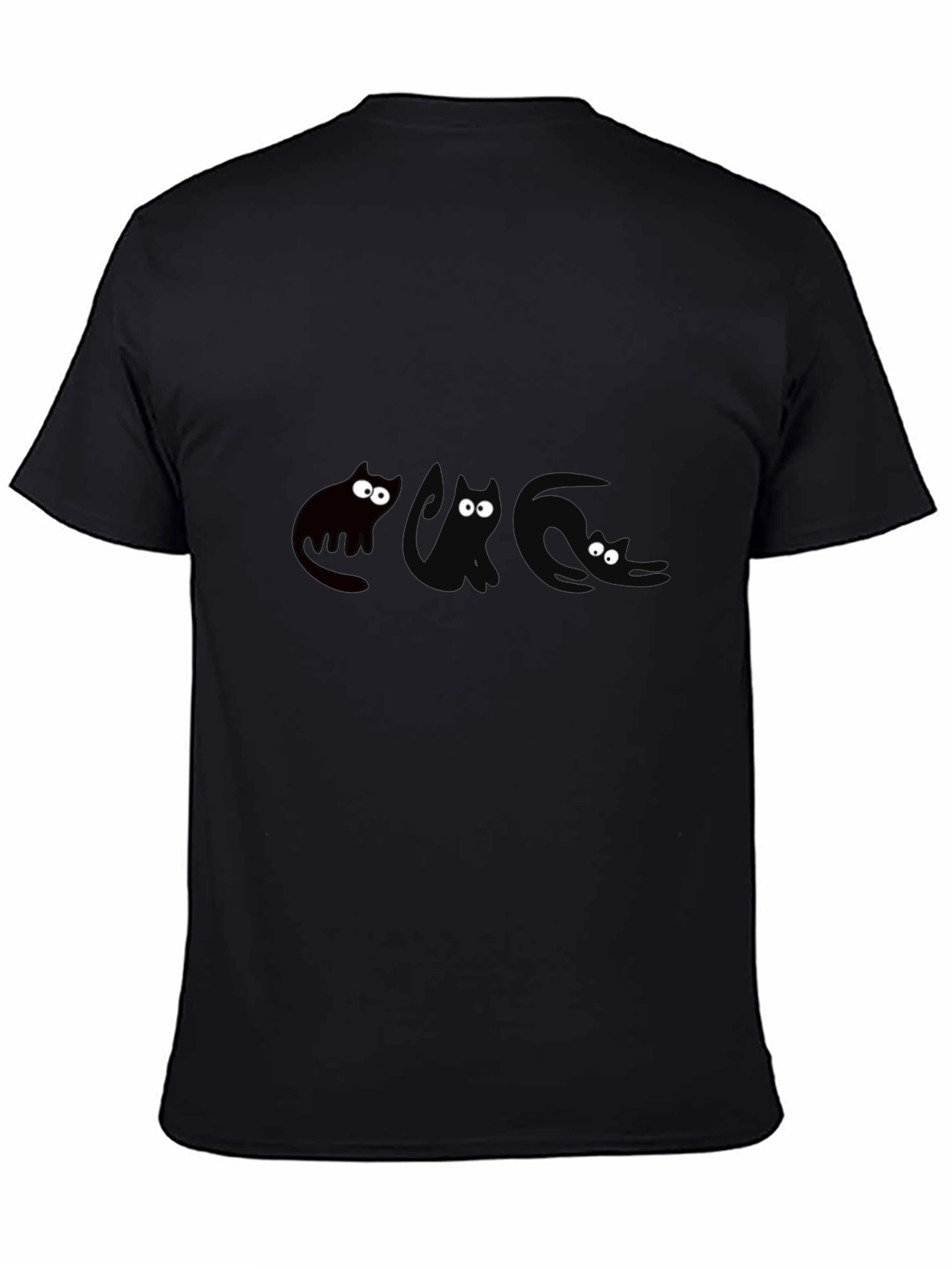 Three Cats Graphic T-Shirt