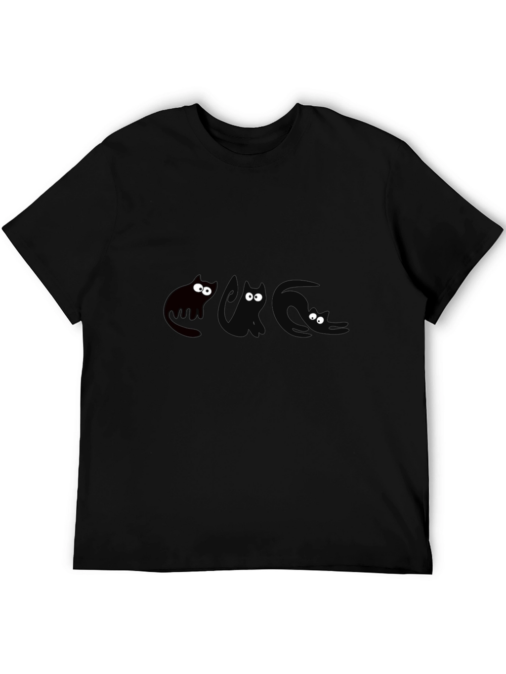 Three Cats Graphic T-Shirt