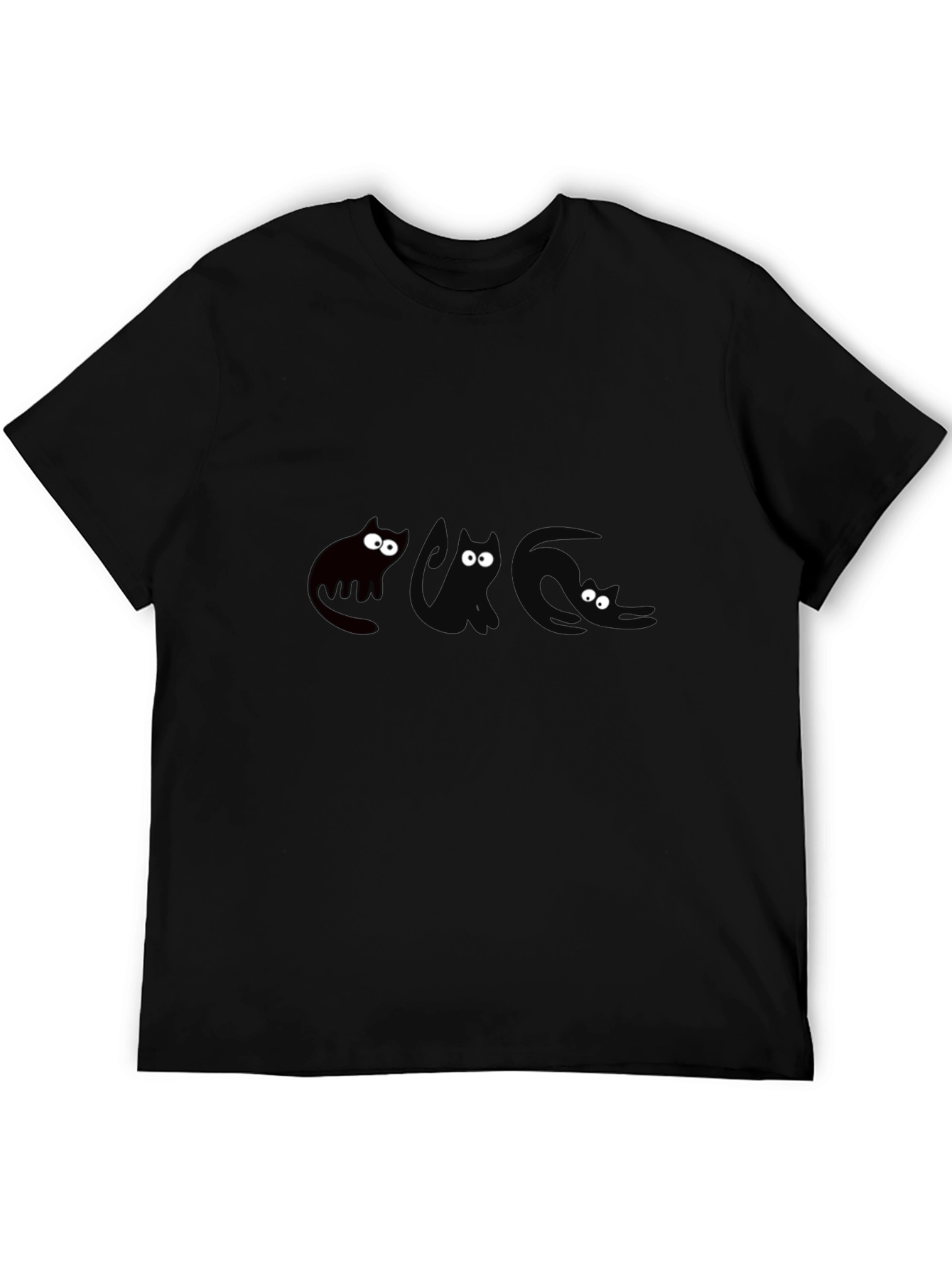 Three Cats Graphic T-Shirt