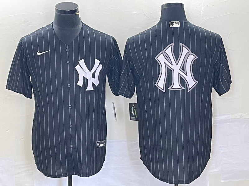 Men's New York Yankees Black Alternate Game Jerseys