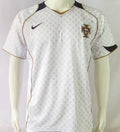 2014 Portugal Away White Retro Soccer Jersey Front