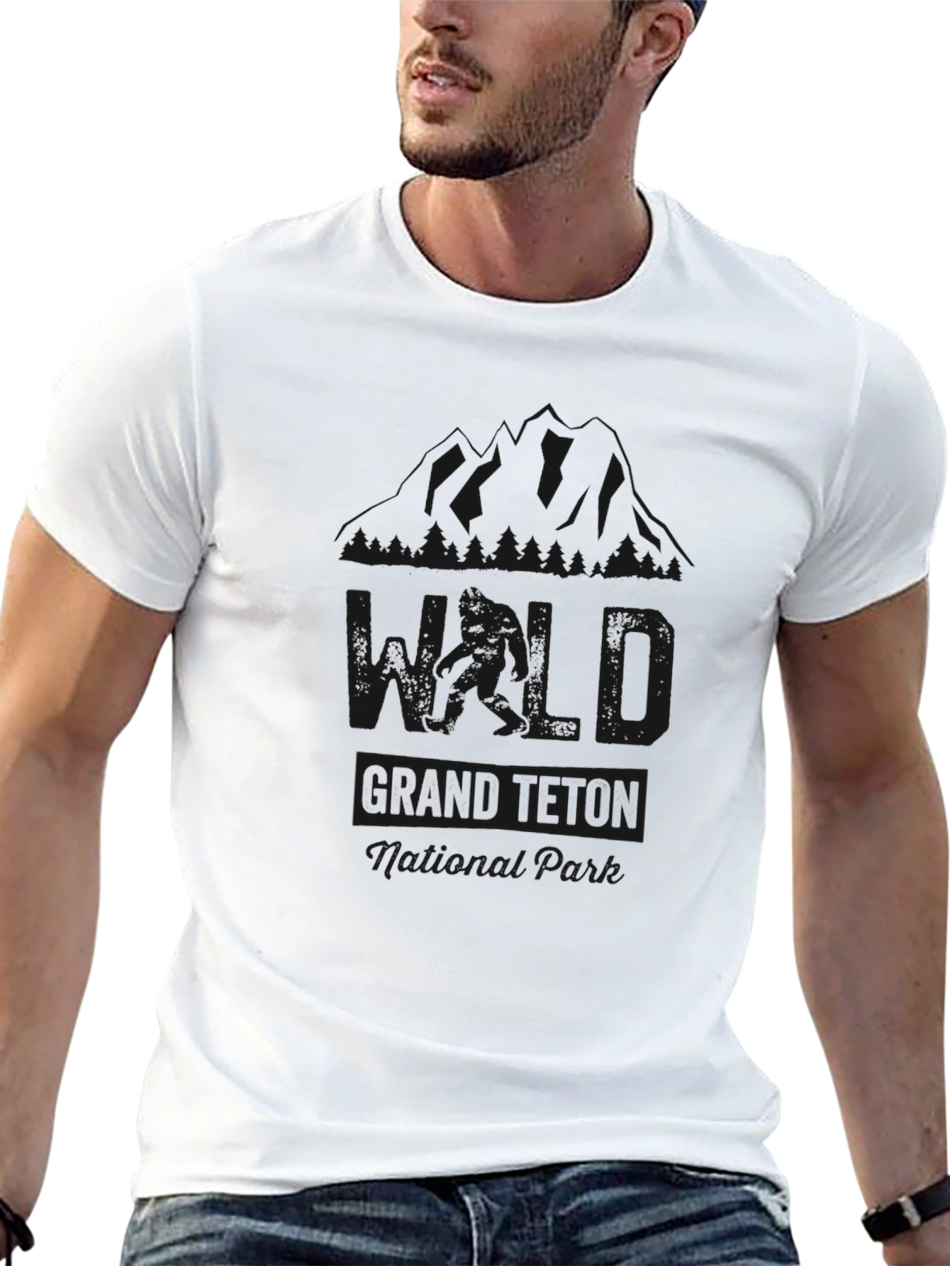 Grand Teton National Park Black T-Shirt