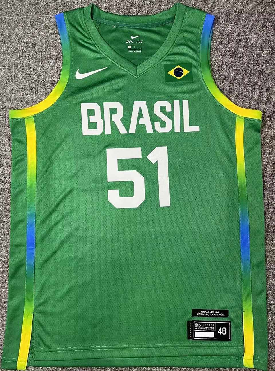 2024 Brazil Team CABOCLO #51 Green Jersey Front