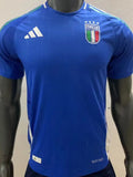 2024 Italy Home Blue Player Version Soccer Jersey Front
