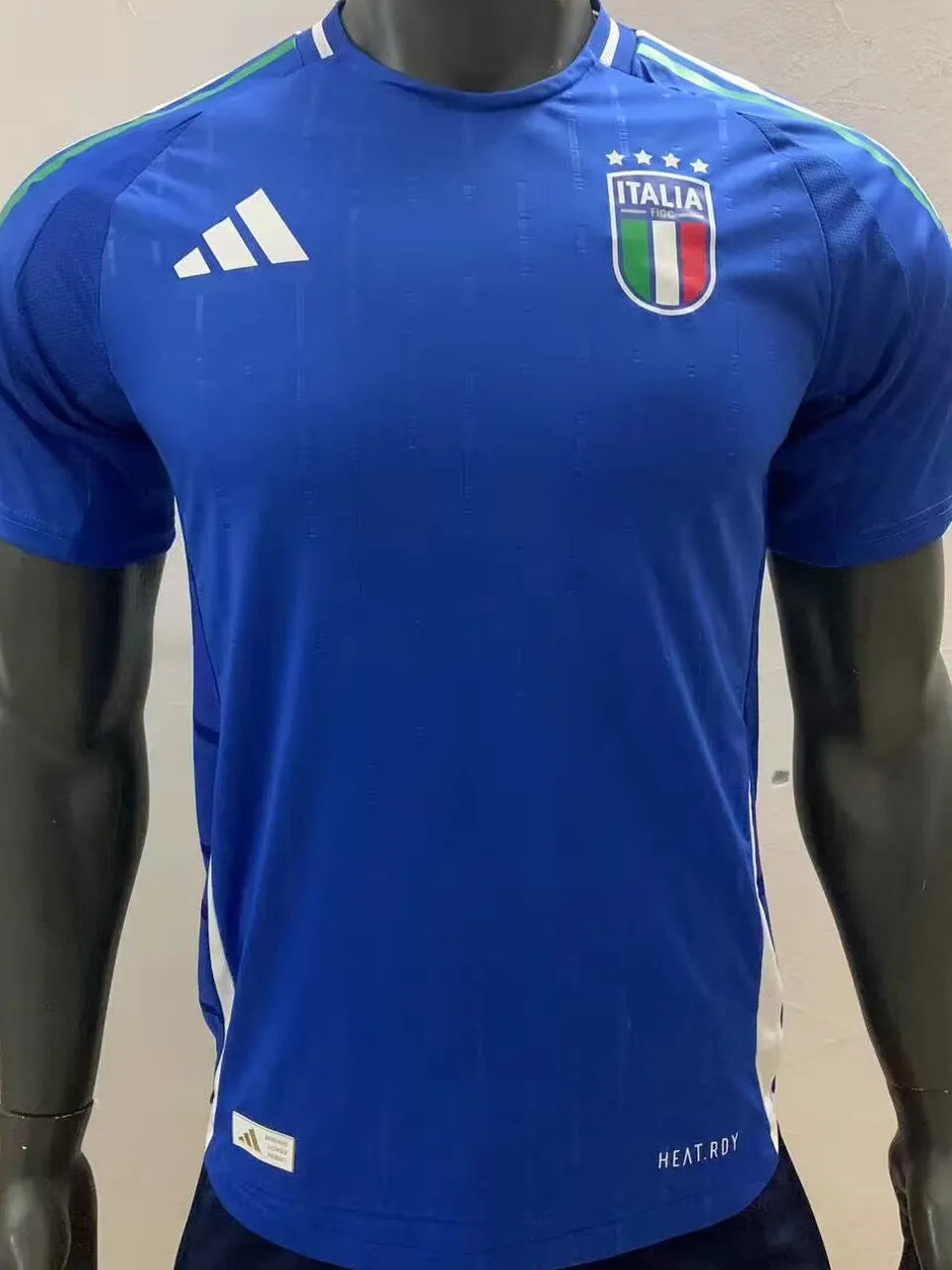 2024 Italy Home Blue Player Version Soccer Jersey Front