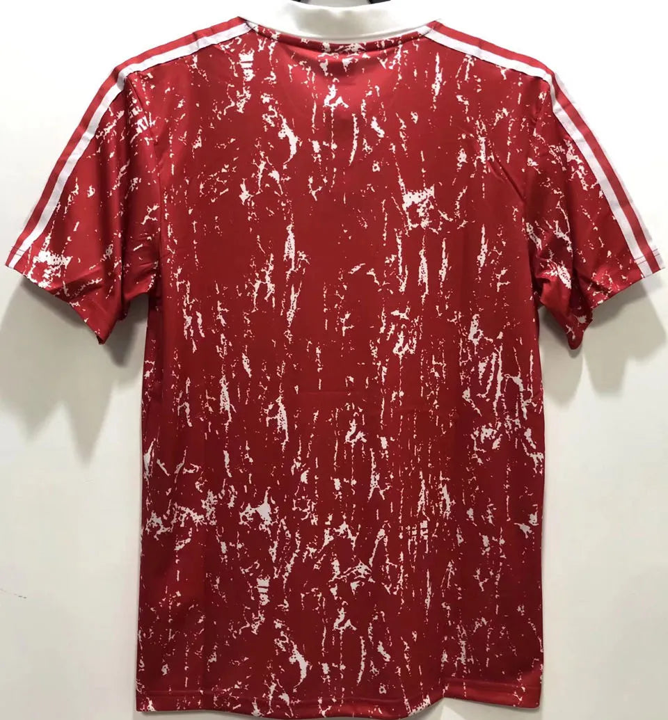 1990 CCCP Home Red Retro Soccer Jersey Back