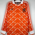 1988 NL Home Orange Retro Long Sleeve Jersey Front