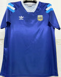 1991/93 Argentina Away Blue Retro Soccer Jersey Front