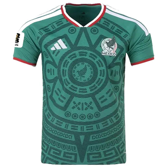 2026/27 Mexico 1:1 Quality Home Green Fans Soccer Jersey (Have Right Patch 有右臂章 白底黑字） Front