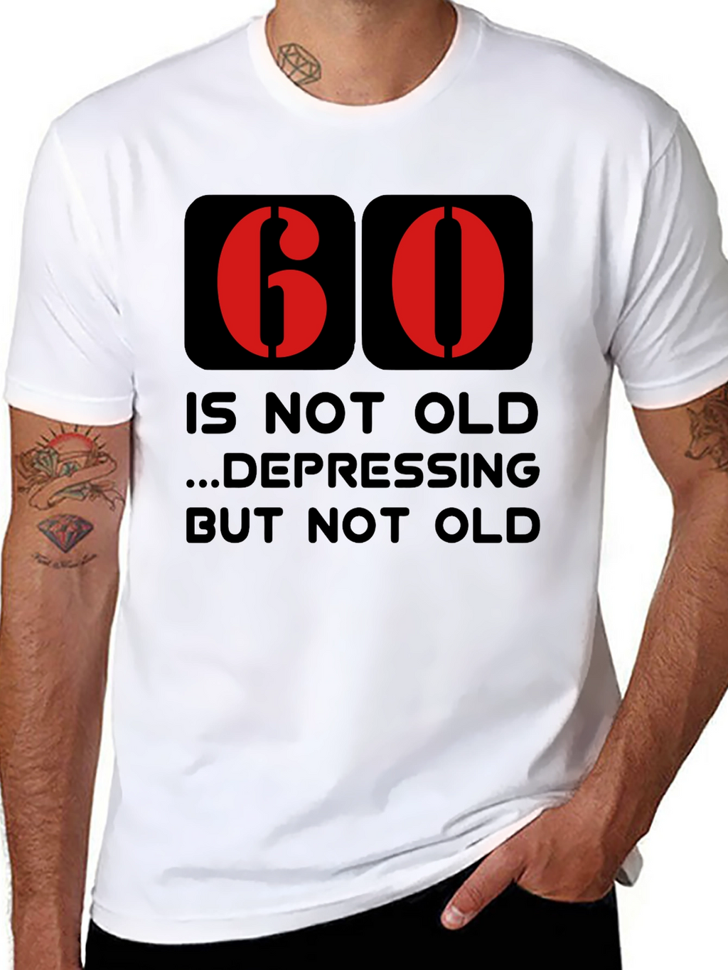 Funny 60th Birthday T-Shirt - Not Old Graphic Tee