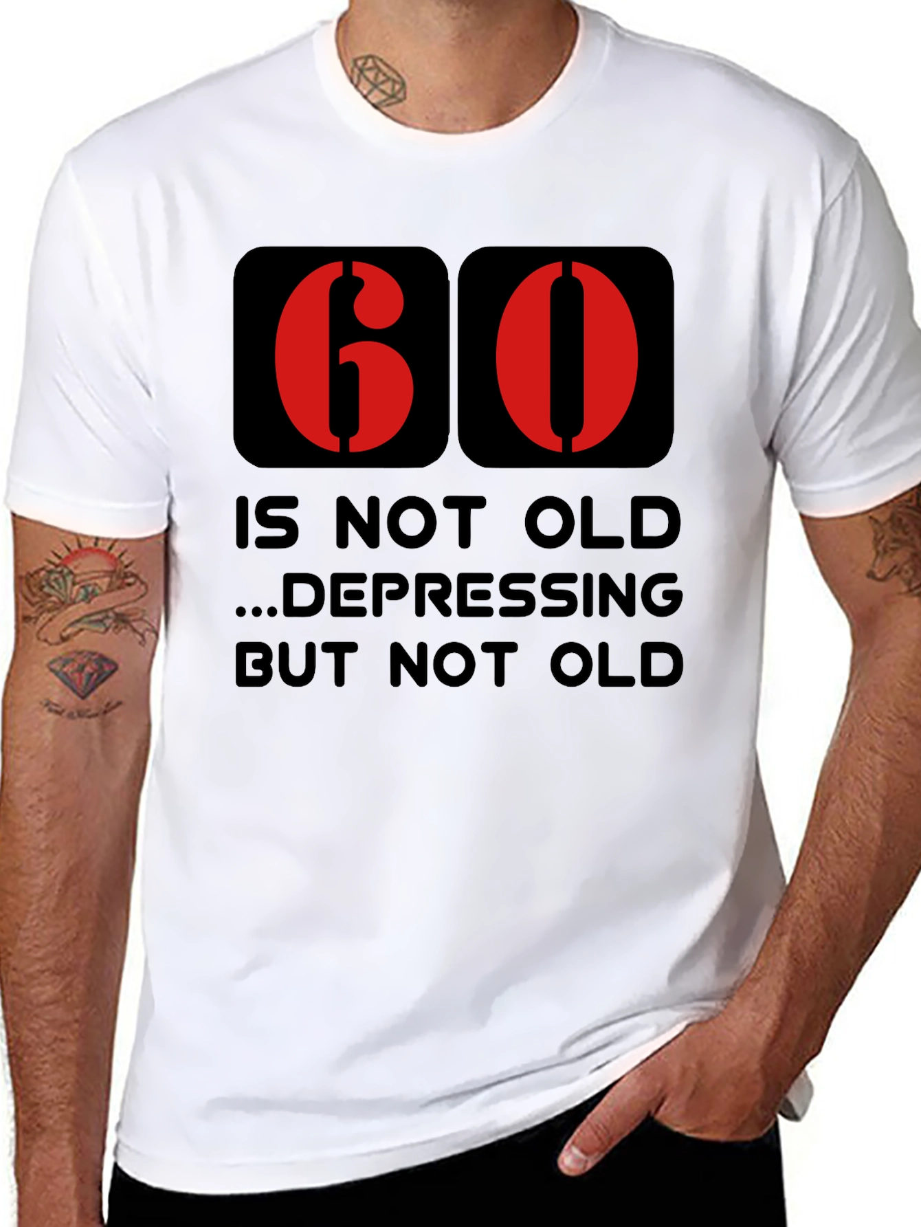 Funny 60th Birthday T-Shirt - Not Old Graphic Tee