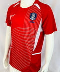 2002 South Korea Home Red Retro Soccer Jersey Front