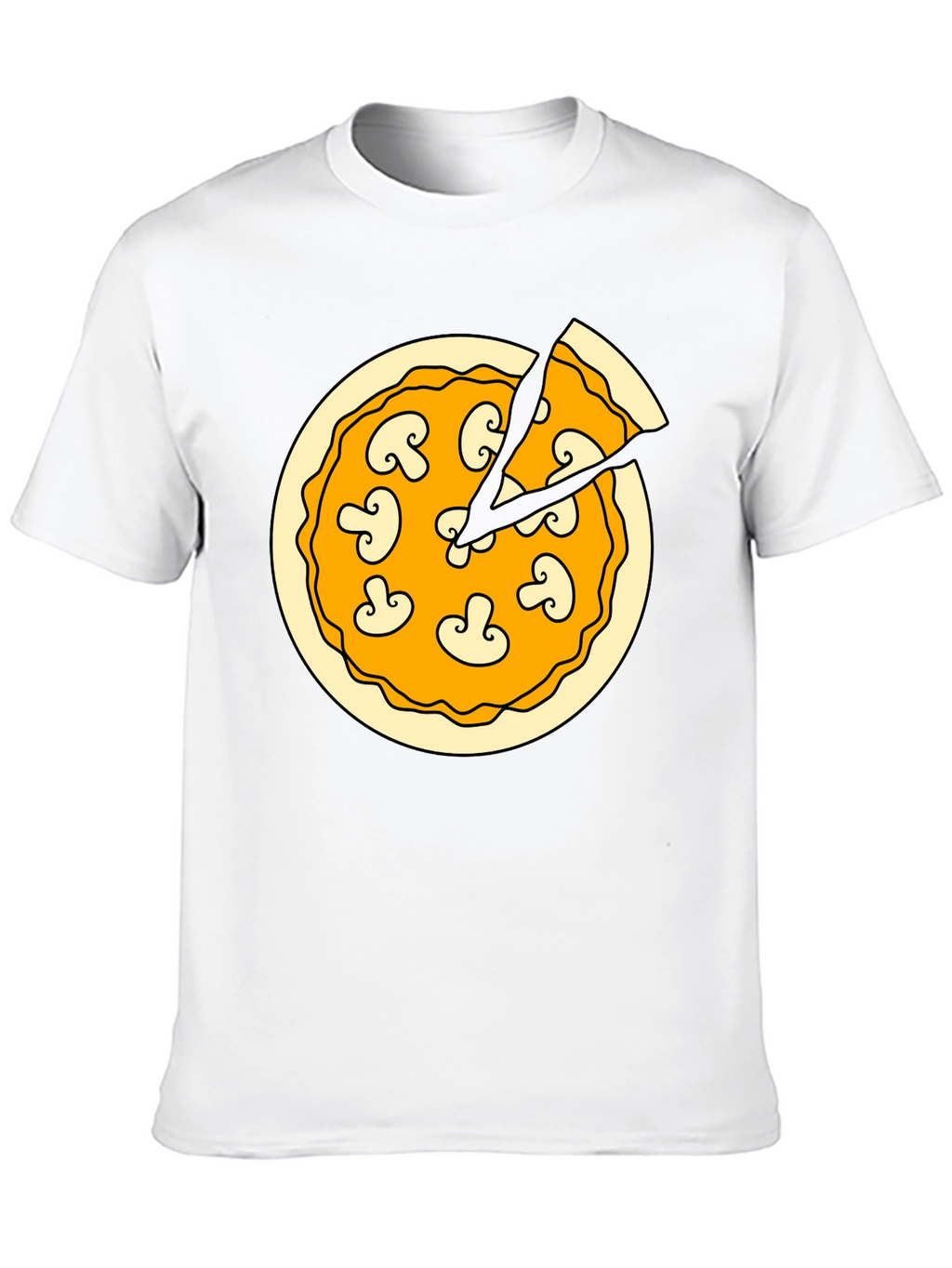 Pizza Time T-Shirt - Black Graphic Tee