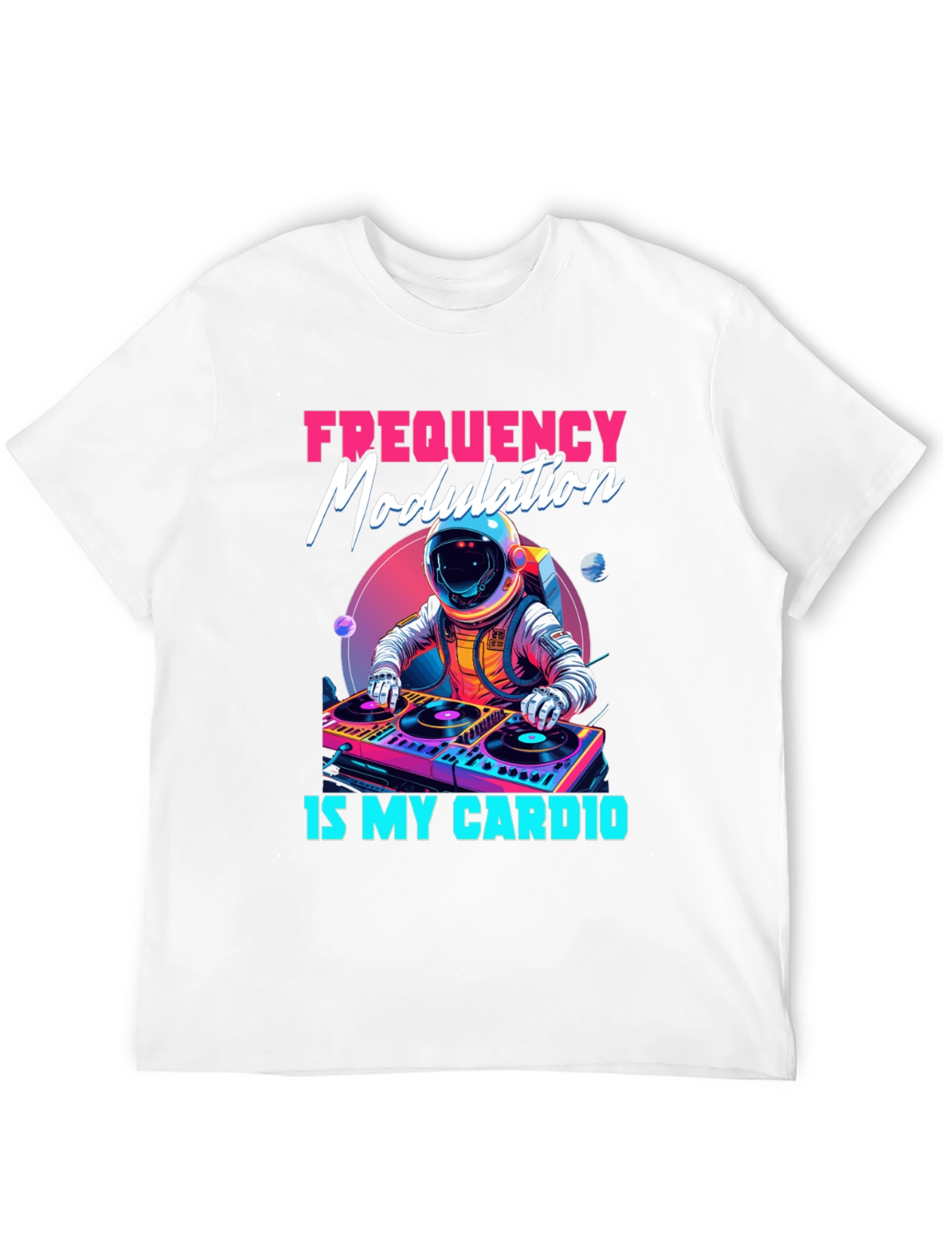 Frequency Modulation DJ Astronaut T-Shirt