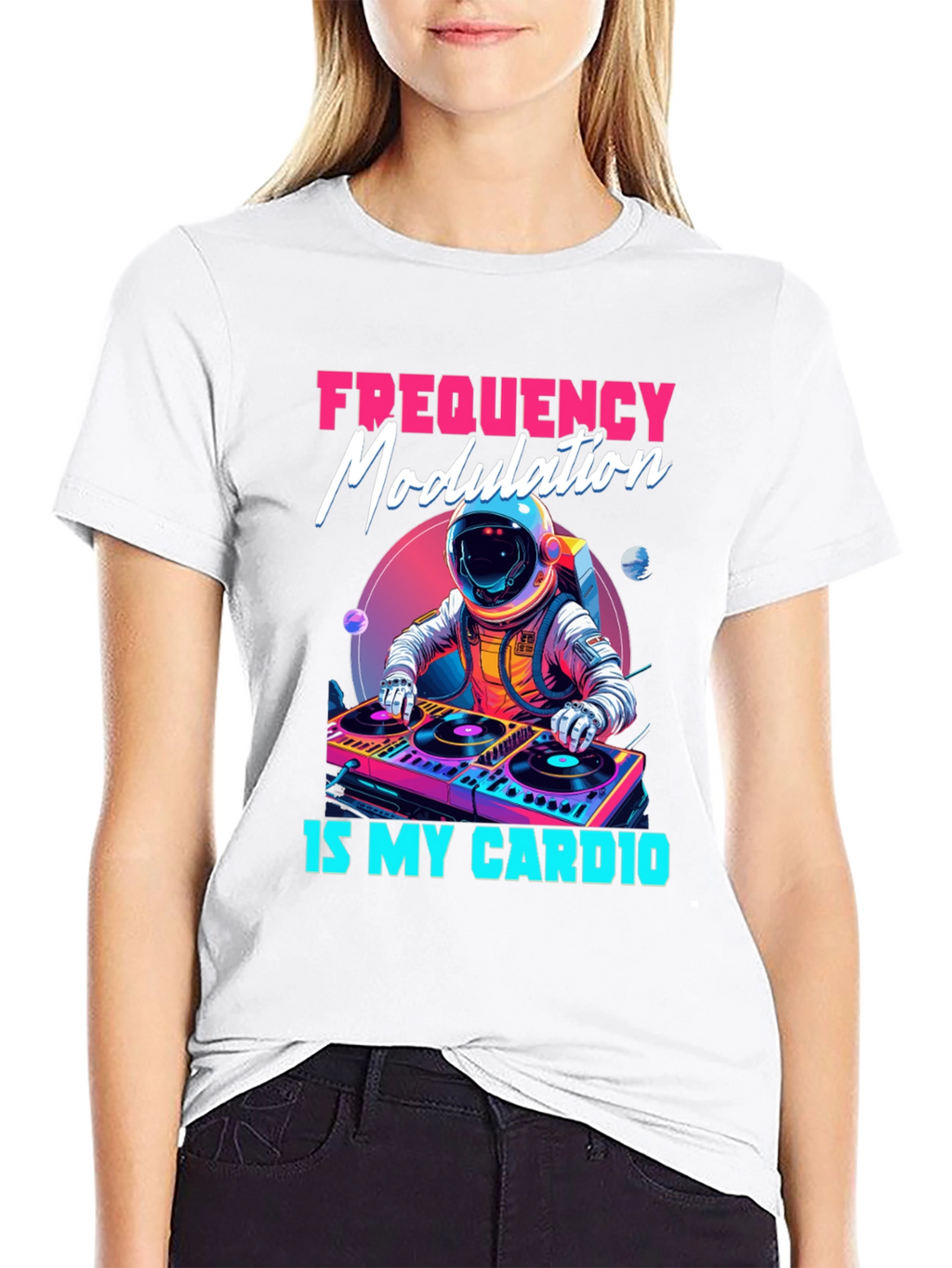 Frequency Modulation DJ Astronaut T-Shirt