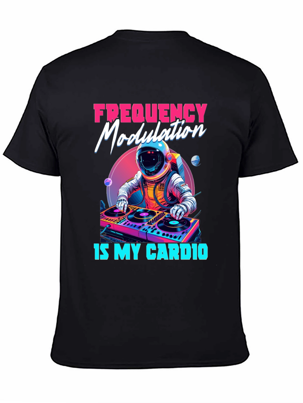 Frequency Modulation DJ Astronaut T-Shirt