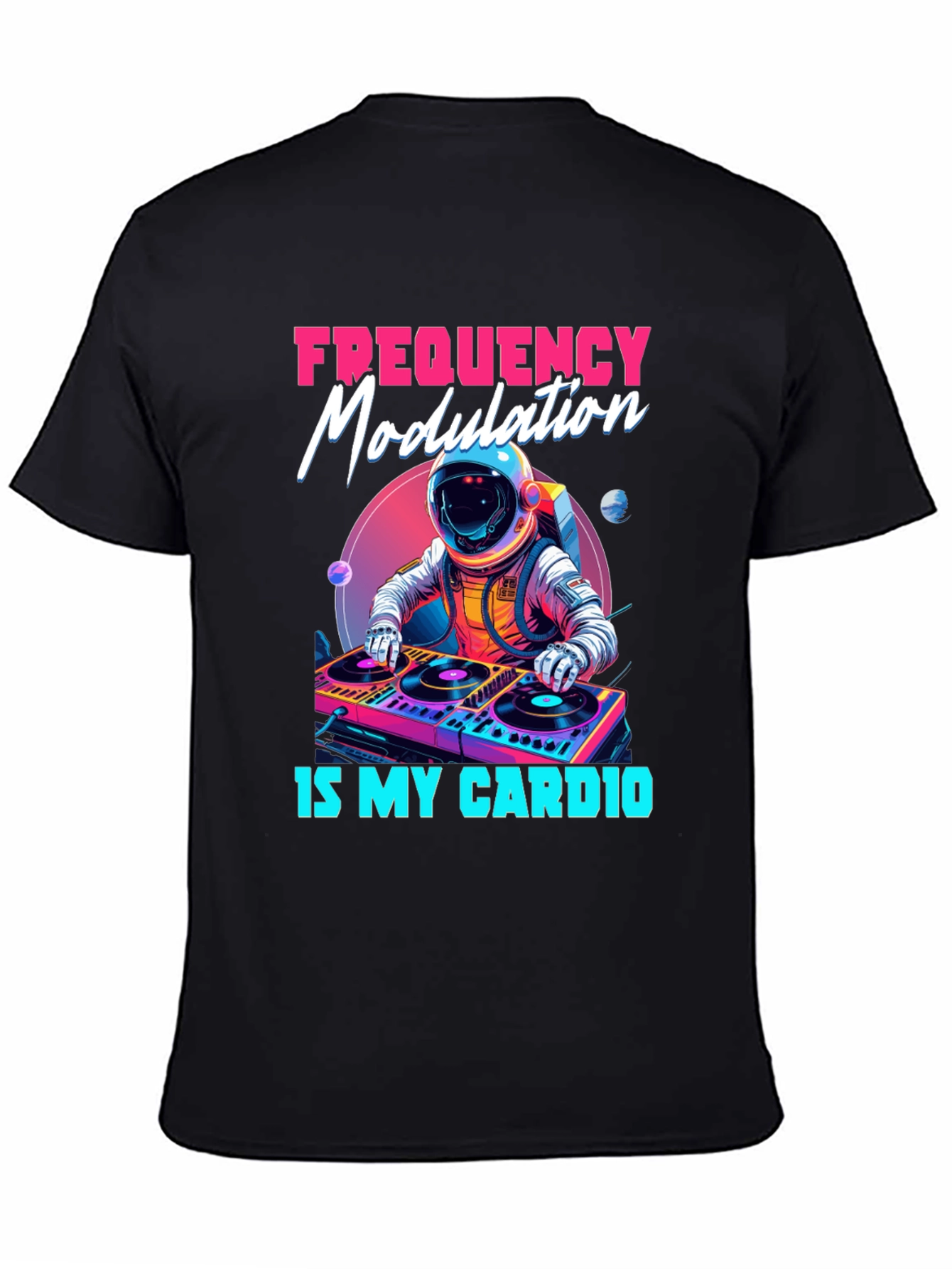 Frequency Modulation DJ Astronaut T-Shirt