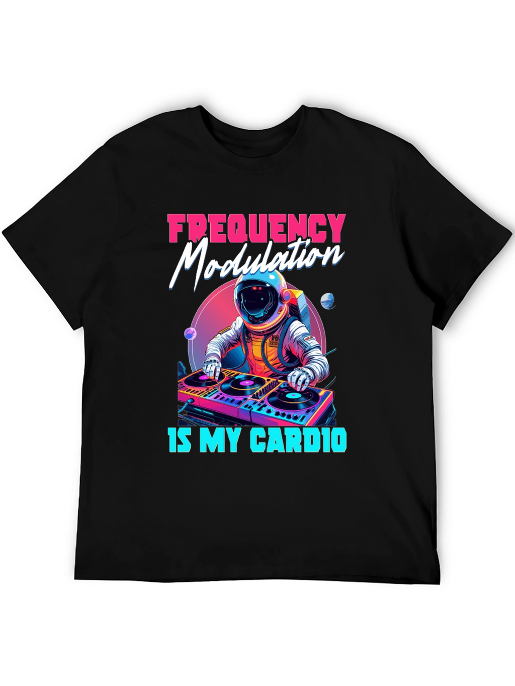 Frequency Modulation DJ Astronaut T-Shirt