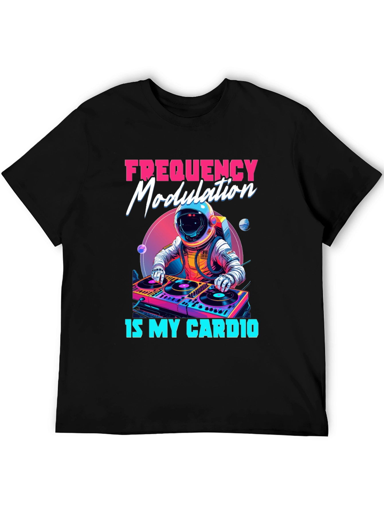 Frequency Modulation DJ Astronaut T-Shirt