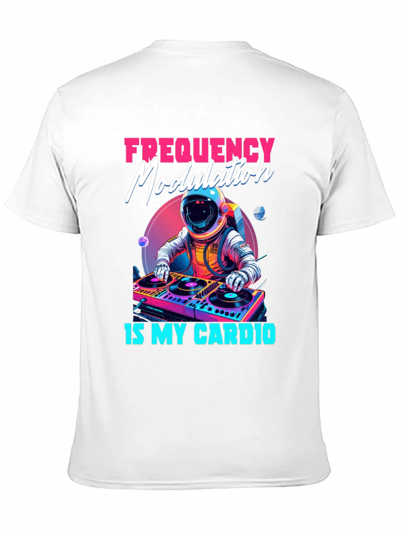 Frequency Modulation DJ Astronaut T-Shirt