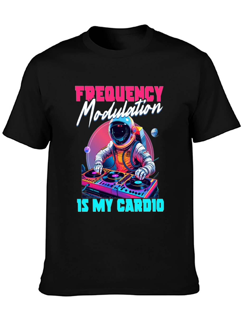 Frequency Modulation DJ Astronaut T-Shirt