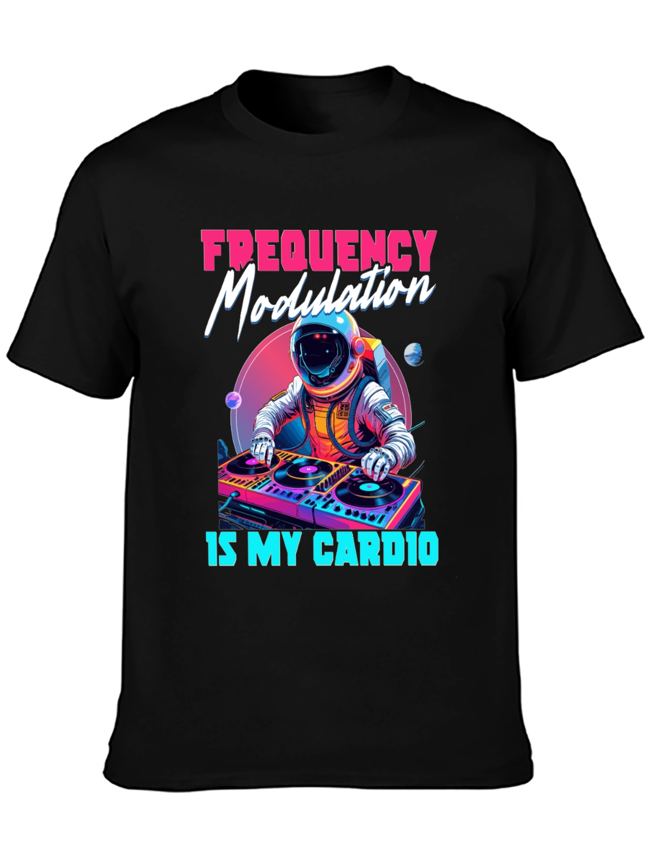 Frequency Modulation DJ Astronaut T-Shirt